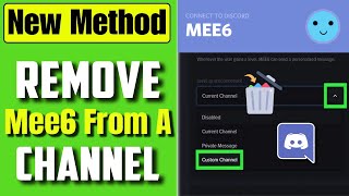 How To Remove MEE6 completely From Discord channel Updated [upl. by Nannah]