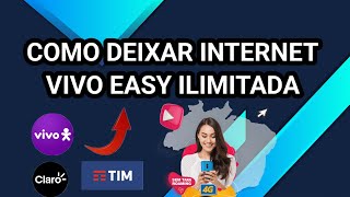 COMO DEIXAR INTERNET VIVO PRE TURBO ILIMITADO COM APP GATO NET [upl. by Eirrehs]