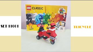 29  Tricycle  Lego Classic  Set 11001  Stop Motion [upl. by Preuss205]