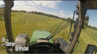 Grassilage in Deutschland  Go Pro Hero Special  cab view HD [upl. by Nymzaj]