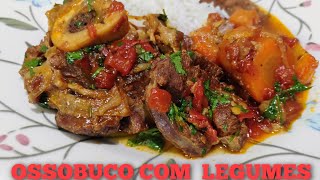 OSSOBUCO COM LEGUMES NA PANELA DE PRESSÃO [upl. by Pepe]