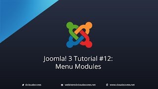 Joomla 3 Tutorial 12 Menu Modules [upl. by Lavina643]