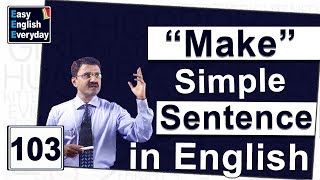 How to make a sentence in EnglishExcellent communication skillsFree spoken English learning videos [upl. by Yennej791]