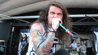 Miss May I  Warped Tour 2011  Cleveland Ohio [upl. by Arres]