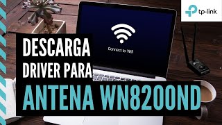 Descarga Driver para antena TPLINK WN8200ND windows 7 8 y 10 [upl. by Sirromad]