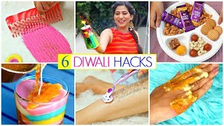 6 DIWALI Life HACKS You Must Try  Skincare Beauty Festival Anaysa [upl. by Ahsemac129]