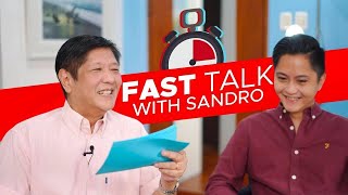 BBM VLOG 172 Fast Talk with Sandro  Bongbong Marcos [upl. by Silrac]