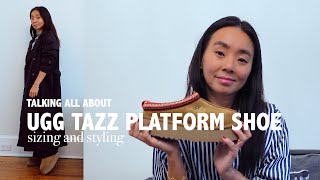 Let’s talk about the UGG TAZZ Tasman Platform shoe size up or down my sizing recommendations [upl. by Messere]