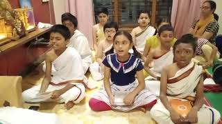 Ganapati Atharva Sheershanam  Trayee Veda Vidyalaya  Young students chanting [upl. by Barr]