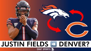 Broncos Linked To Justin Fields Trade By The Athletic  Denver Broncos Rumors [upl. by Eatnuahs922]