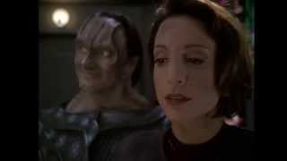 DS9 Garak inspects a plasma rifle [upl. by Akinat620]