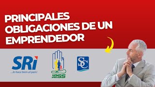 Principales obligaciones tributarias de un emprendedor [upl. by Raycher]