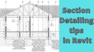 Revit detail tutorial Best tips on how to detail a section in Revit [upl. by Gnof87]