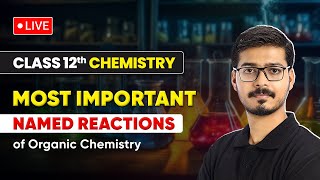 Most Important Named Reactions of Organic Chemistry  Class 12 Chemistry CBSE Exam 202324 [upl. by Llenrahs398]