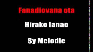 Joseph daf ft Titianah Tsisy karaha anao Karaoke YouTube [upl. by Hadik]