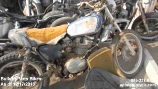 Motorcycle Projects amp Builder Bikes APF Motorcycle Salvage December 2013 [upl. by Eidnarb]