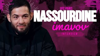 Nassourdine Imavov full UFC Paris prefight media day interview [upl. by Deonne]