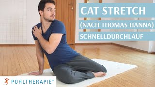 Cat Stretch Schnelldurchlauf nach Thomas Hanna [upl. by Nica415]