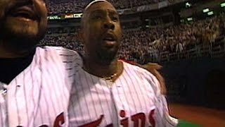 1991 WS Gm 6 Kirbys homer forces Game 7 [upl. by Aikkan62]