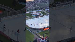 NHL Stadium Series Islanders vs Rangers hockey nhl outdoor [upl. by Shirline]