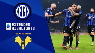 Inter Milan vs Hellas Verona Extended Highlights  Serie A  CBS Sports Golazo [upl. by Sibylle21]