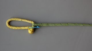 Splice an integrated softshackle on a rope [upl. by Arnie]