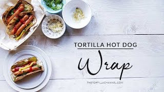 Tortilla hot dog wraps recipe [upl. by Zippora]