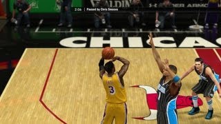 NBA 2K13 My Team  Penny Double Clutch Reverse Oop [upl. by Nylorak]