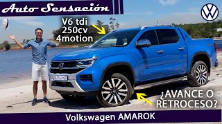 Prueba Volkswagen Amarok 30 v6 tdi 4motion Aventura 2023 ¿Solo un Ford Ranger Maquillado [upl. by Ahsemot]