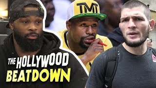 Tyron Woodley Says Khabib vs Floyd Mayweather Is Very Likely To Happen  The Hollywood Beatdown [upl. by Gant916]