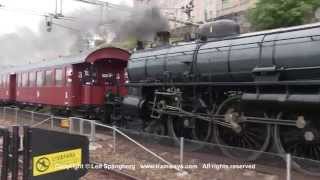 SJ steam class F 1200 and B 1316 [upl. by Peppi]