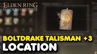 Elden Ring DLC  Boltdrake Talisman 3 Location Boosts Lightning Damage Negation [upl. by Lilllie]