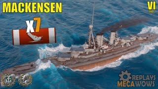 Mackensen 7 Kills amp 121k Damage  World of Warships Gameplay [upl. by Durham678]