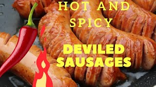 Sausage deviled Recipe 🔥 Hot and Spicy 🔥 Easy recipes🔥🔥🔥 [upl. by Nonnek]