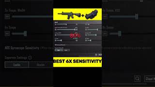 Zero Recoil Sensitivity For All Scopes pubgmobile bgmi xrravi shotrs shotsvideo shorts [upl. by Haswell]