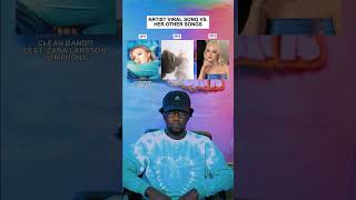 Artist Viral Song Vs Her Other Song Clean Bandit quotSymphonyquot feat Zara Larsson shorts music [upl. by Rusel]