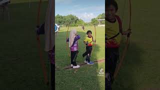 ARCHERY TRAINING DURING SCHOOL HOLIDAY [upl. by Naujud]