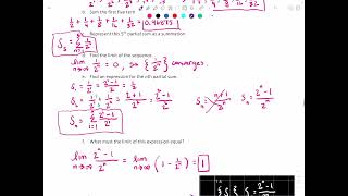 Calculus II 92 Series and Convergence Part 2 Lecture and Examples [upl. by Fannie]