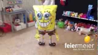 Spongebob Airwalker Ballon von feiermeiercom [upl. by Jeramie]