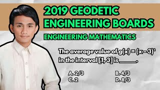 2019 Geodetic Engineering Boards Engineering Mathematics [upl. by Varrian755]