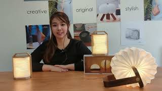 Smart Origami Lamp Product Introduction [upl. by Eceinhoj]