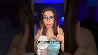 ASMR THIS OR THAT ✨ asmr shorts thisorthat [upl. by Yekim]