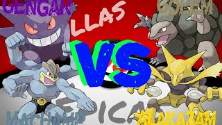 Alakazam vs Machamp vs Golem vs Gengar  Batallas de Rap Épicas prod Laloproduction beatz [upl. by Nmutua]