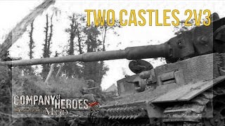 Two Castles  2vs3  CoH  BlitzkriegMod [upl. by Malone]