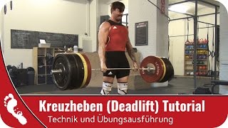 Kreuzheben Deadlift  Richtige Technik Tutorial [upl. by Hamlani]