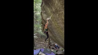 Squamish Bouldering  The Rookie V8 [upl. by Synned]