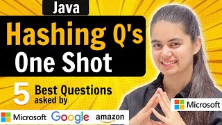 Hashing in Java  One Shot  5 Best Questions [upl. by Adok]