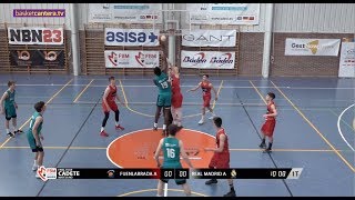 U16M  FUENLABRADA vs REAL MADRID Final4 Cadete Masc Madrid 2018 BasketCanteraTV [upl. by Dadinirt]