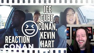 Ice Cube Kevin Hart and Conan help A Student Driver Reaction LMFAO [upl. by Esmerolda]