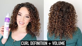 Not Your Mothers Curl Talk MOUSSE Review amp Routine  Best Mousse for Curly Hair [upl. by Fogel]